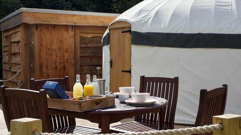 Bracken Yurt At Walnut Farm Glamping Hotel Netherbury Ngoại thất bức ảnh